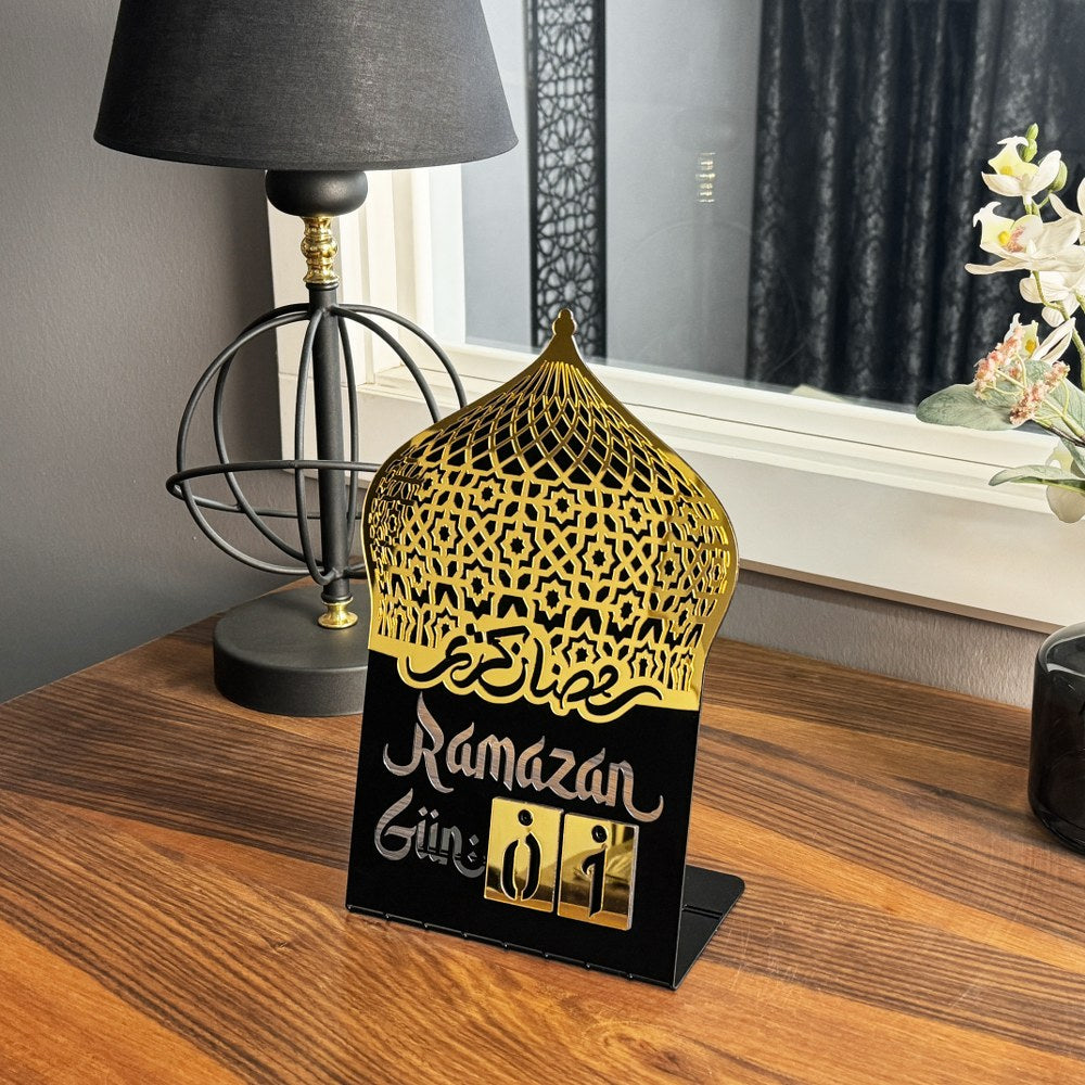 Masaüstü Ramazan Takvimi - Metal İslami Dekor