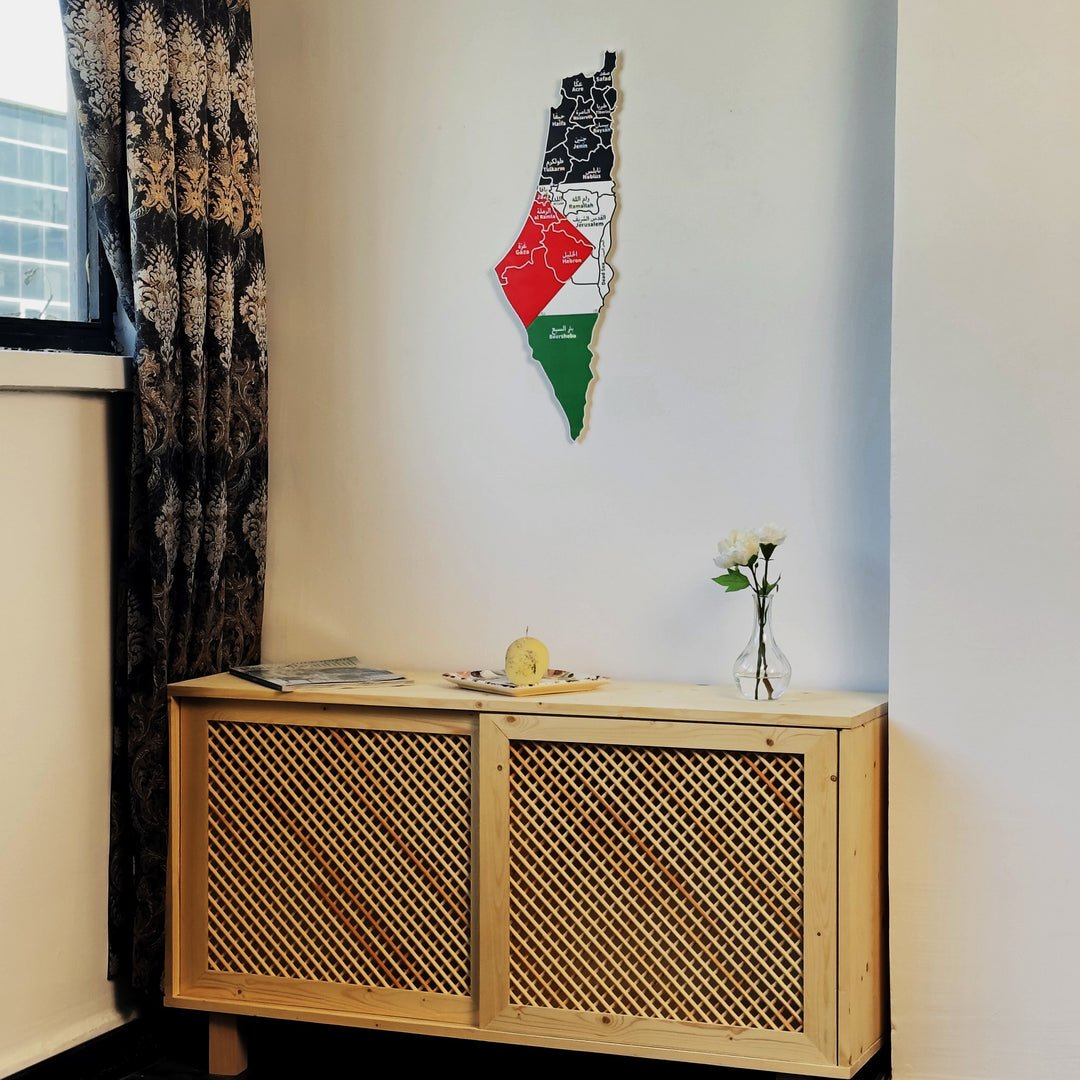 filistin-duvar-haritasi-filistin-bayrak-renkleri-metal-duvar-haritasi-metal-harita-cok-renkli-duvar-dekorasyonu-islamicwallart