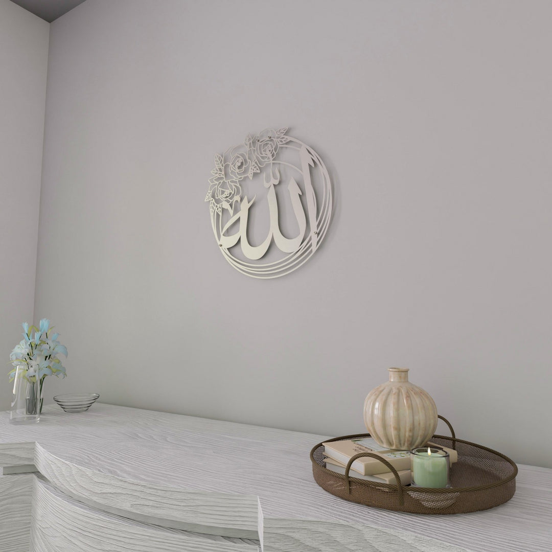 gumus-metal-duvar-tablo-gul-desenli-allah-muhammed-ev-ic-dekorasyon-islamicwallarttr
