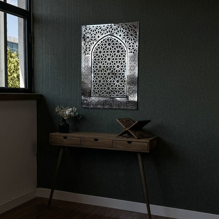 gumus-renkli-minimalist-yazili-metal-duvar-tablolari-islamicwallart