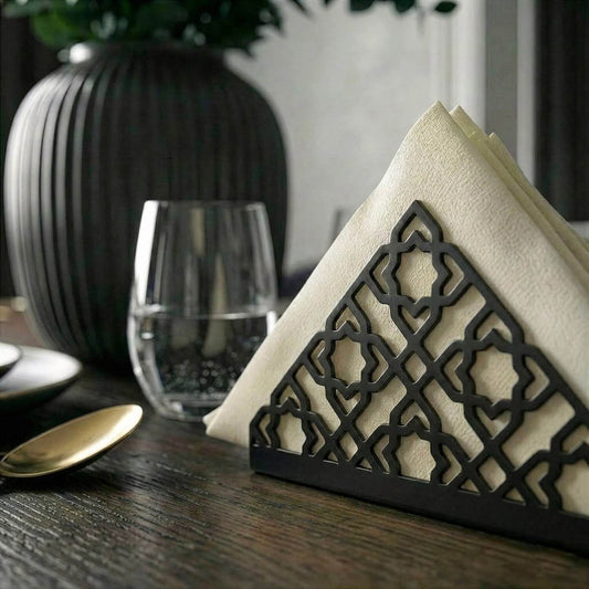 islami geometrik motifli siyah metal pecetelik islamicwallarttr