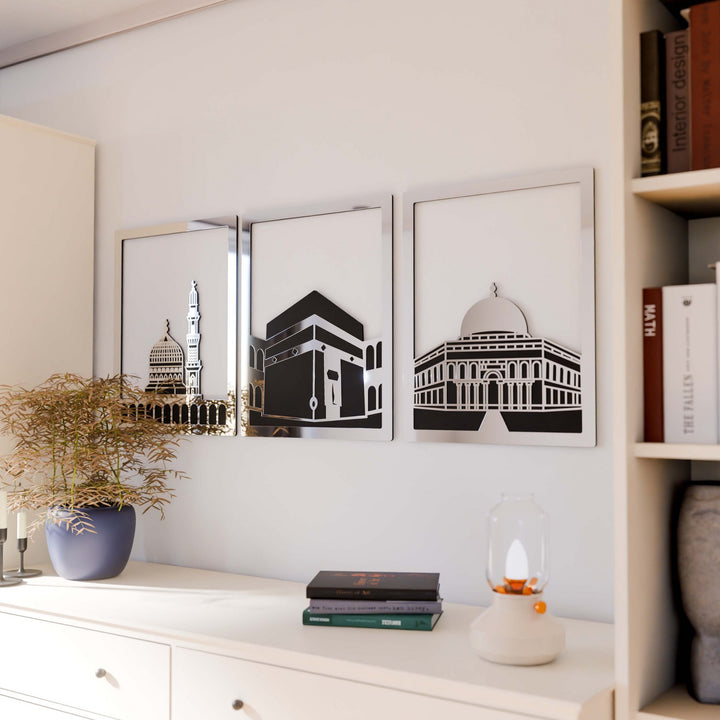 mescid-i-aksa-mescid-i-haram-mescid-i-nebevi-3-lu-set-gumus-akrilik-manevi-hediye-islamicwallart