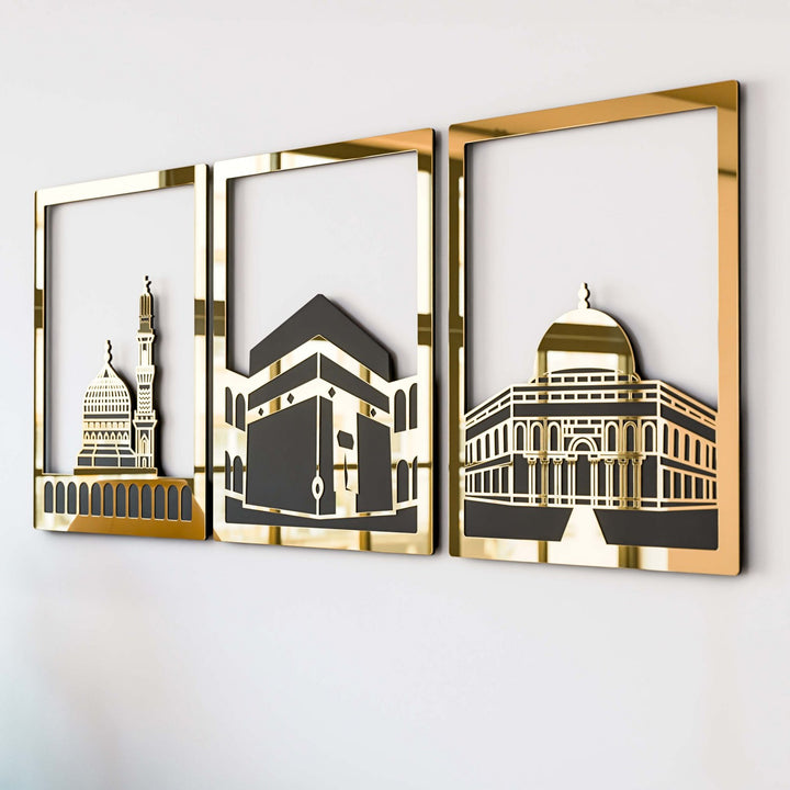 mescid-i-aksa-mescid-i-haram-mescid-i-nebevi-akrilik-tablo-altin-renk-islami-hediye-islamicwallart