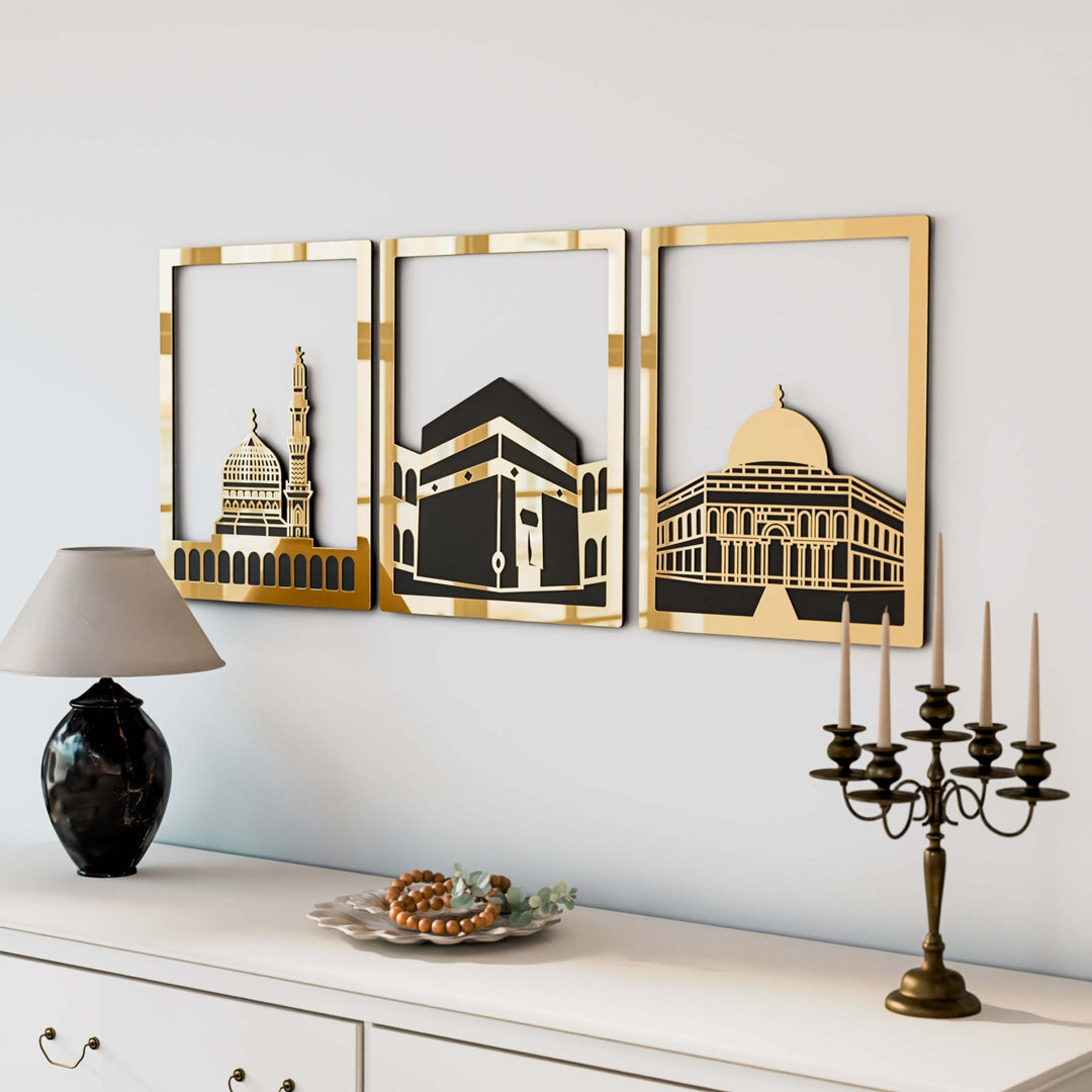 mescid-i-aksa-mescid-i-haram-mescid-i-nebevi-islami-dekor-altin-akrilik-makul-fiyat-islamicwallart