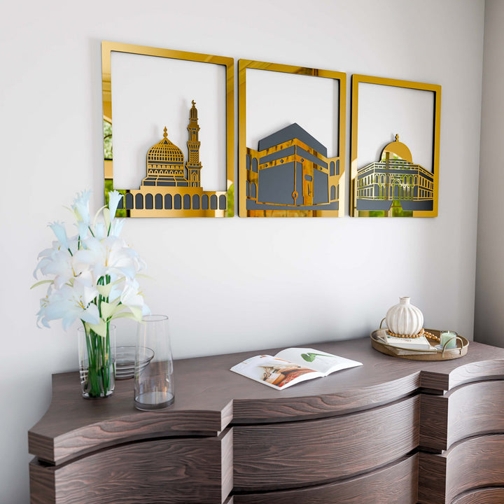 mescid-i-aksa-mescid-i-haram-mescid-i-nebevi-tablo-mdf-ahsap-altin-renkli-dekor-islamicwallart