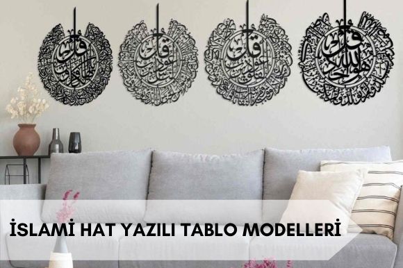 İslami Hat Yazılı Tablo Modelleri