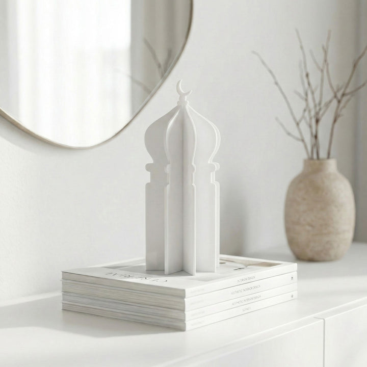 Ramazan Masa Üstü Dekor – Akrilik 4 Parça Geçmeli Minare Formlu Tasarım