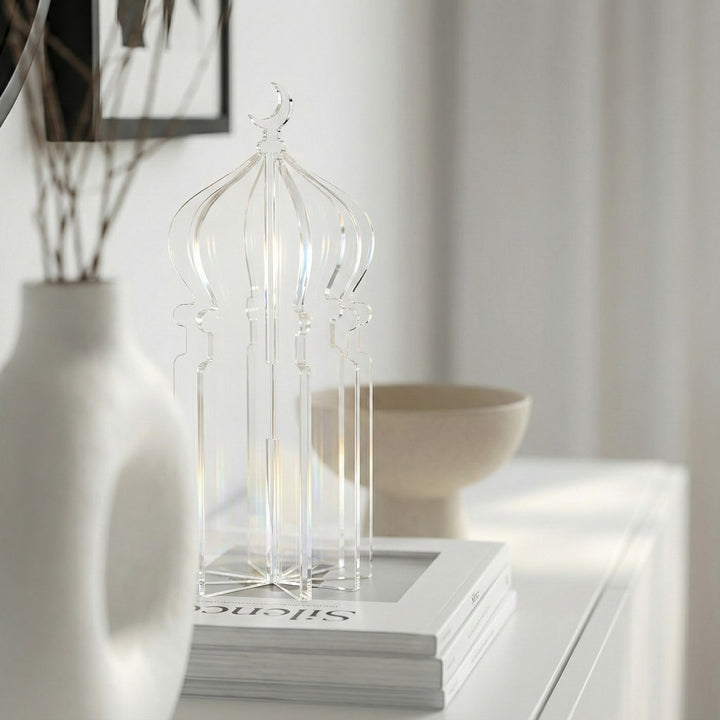 Ramazan Masa Üstü Dekor – Akrilik 4 Parça Geçmeli Minare Formlu Tasarım