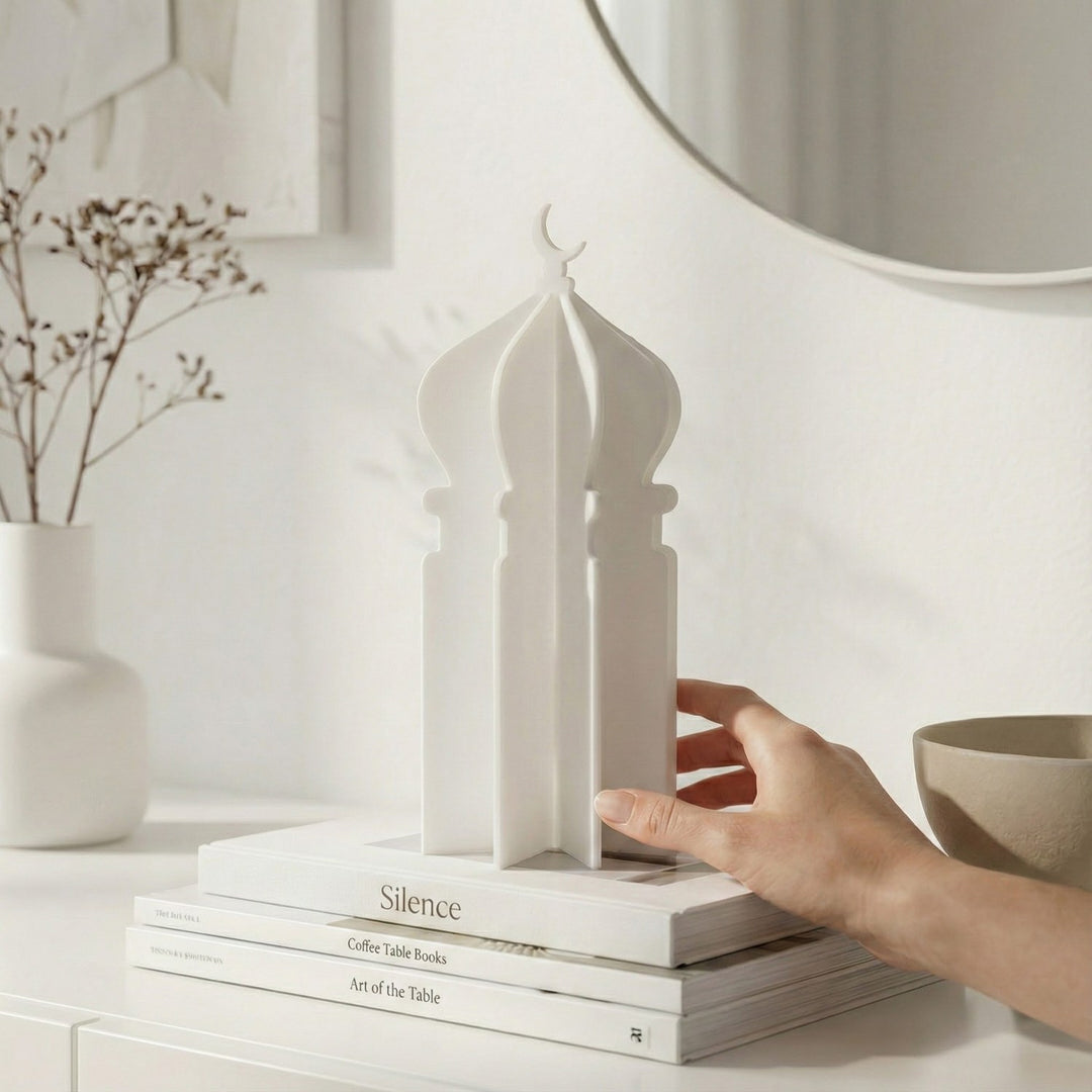Ramazan Masa Üstü Dekor – Akrilik 4 Parça Geçmeli Minare Formlu Tasarım