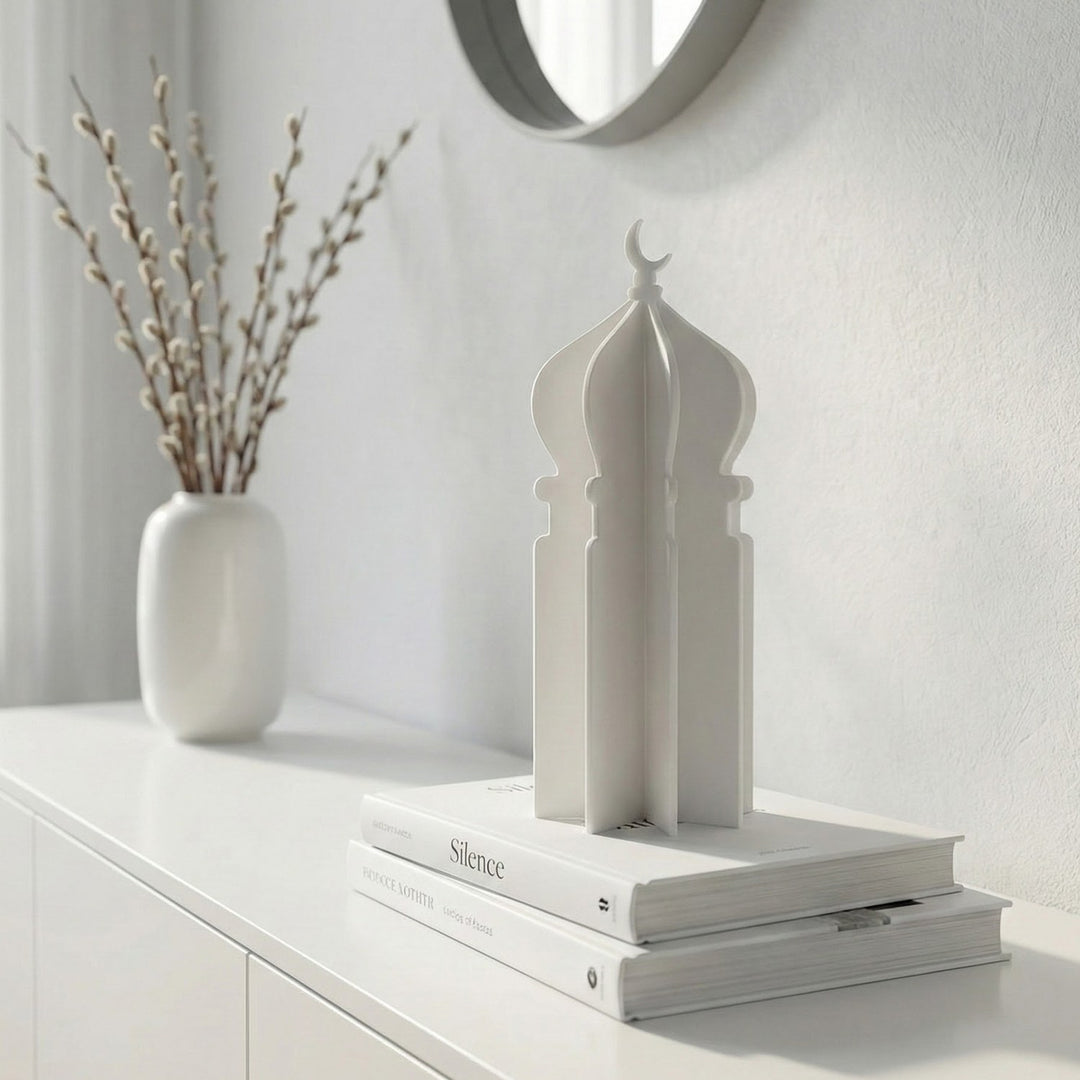 Ramazan Masa Üstü Dekor – Akrilik 4 Parça Geçmeli Minare Formlu Tasarım