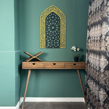 ayetel-kursi-metal-duvar-tablosu-mihrap-tasarimli-islami-simgeler-islamicwallarttr