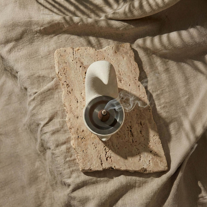 Ramazan Hilali Tasarım Taş Tütsülük – Minimalist İslami Masaüstü Dekor