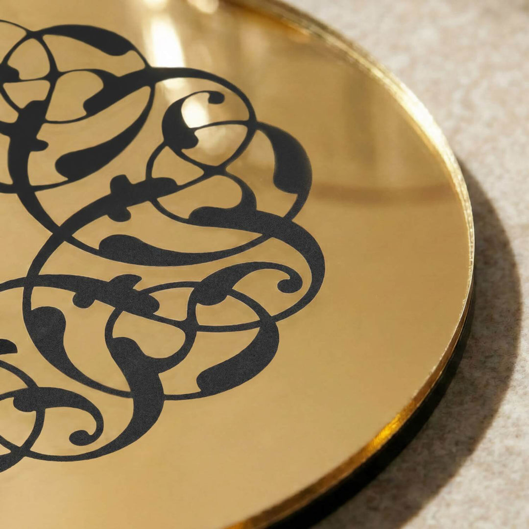 Akrilik Bardak Altlığı – Modern İslami Sofra Aksesuarı