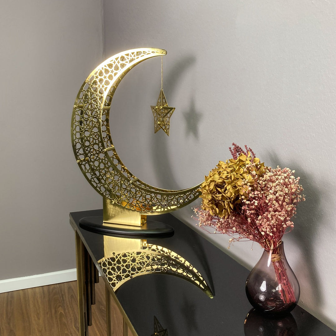 ramazan-ayi-dekorasyonu-hilal-yildiz-parlak-metal-islami-sanat-eseri-islamicwallart