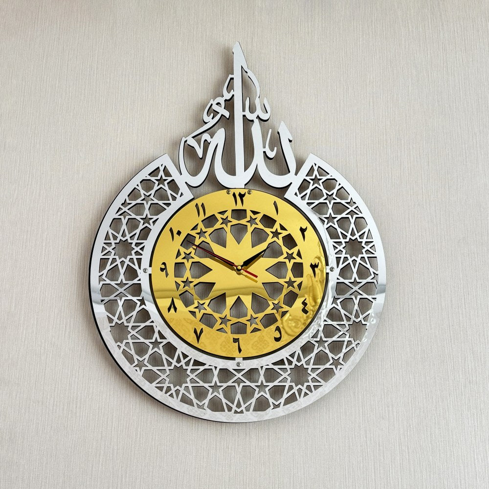 allah-lafizli-ahsap-akrilik-duvar-saati-arapca-rakamli-zarif-ve-modern-musluman-evi-islamicwallart