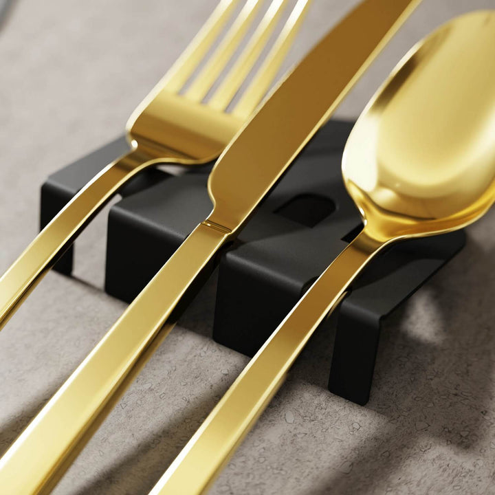 Metal Çatal Bıçak Tutucu – Minimalist Kubbe Tasarım Sofra Aksesuarı