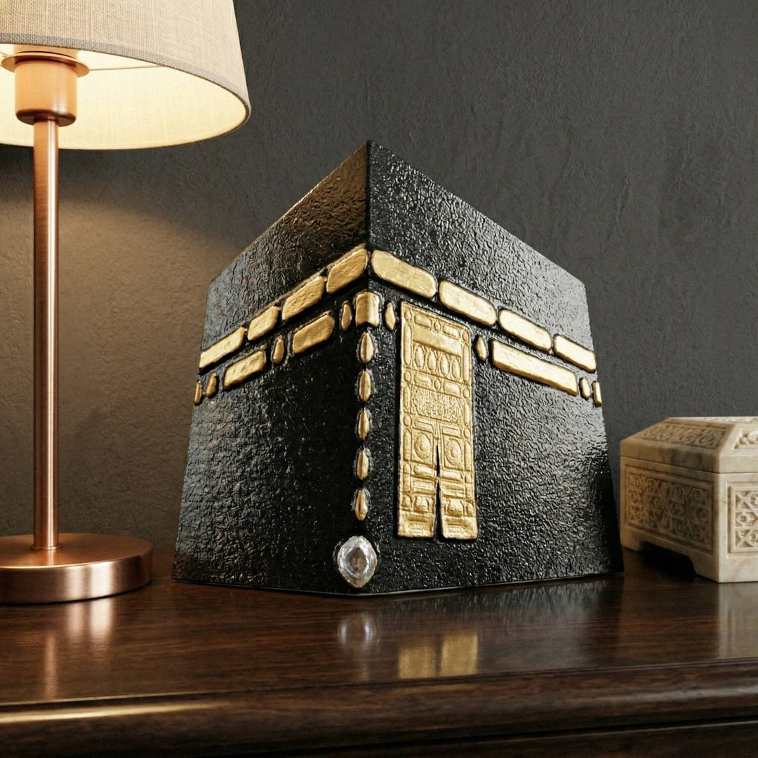 Kabe, Mescid-i Aksa ve Mescid-i Nebevi Taş Döküm Masa Üstü Dekor Seti