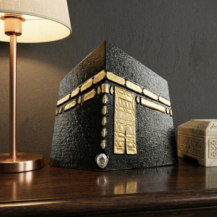 Kabe, Mescid-i Aksa ve Mescid-i Nebevi Taş Döküm Masa Üstü Dekor Seti