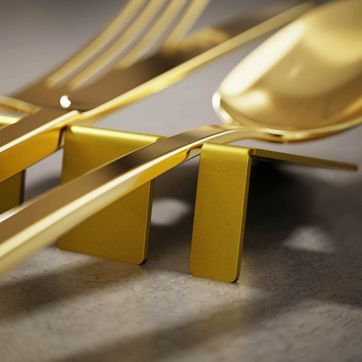 Metal Çatal Bıçak Tutucu – Minimalist Kubbe Tasarım Sofra Aksesuarı