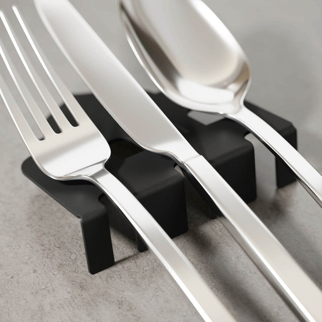 Metal Çatal Bıçak Tutucu – Minimalist Kubbe Tasarım Sofra Aksesuarı