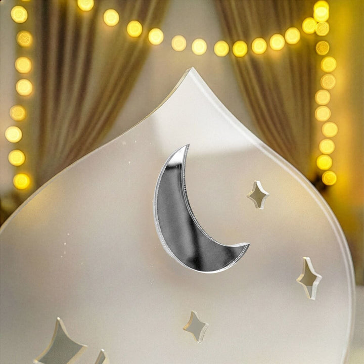 Ramazan Mübarek Akrilik Masa Üstü Dekor - Modern İslami Tasarım