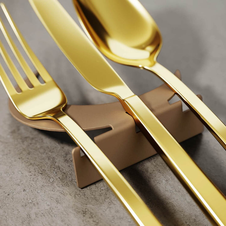 Metal Çatal Bıçak Tutucu – Ramazan Hilali Tasarımlı Sofra Aksesuarı