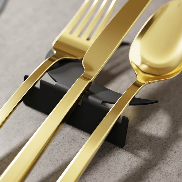 Metal Çatal Bıçak Tutucu – Ramazan Hilali Tasarımlı Sofra Aksesuarı