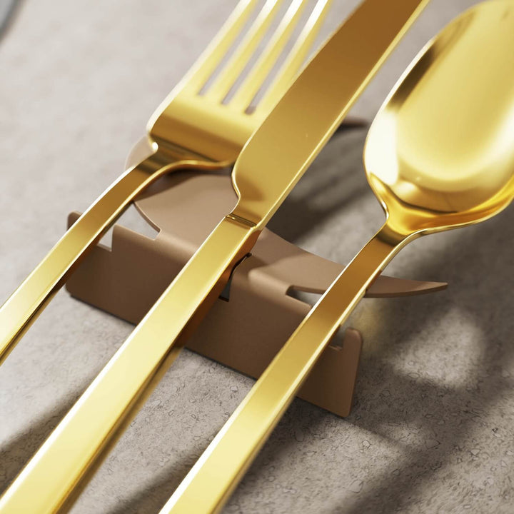 Metal Çatal Bıçak Tutucu – Ramazan Hilali Tasarımlı Sofra Aksesuarı