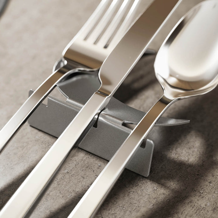 Metal Çatal Bıçak Tutucu – Ramazan Hilali Tasarımlı Sofra Aksesuarı