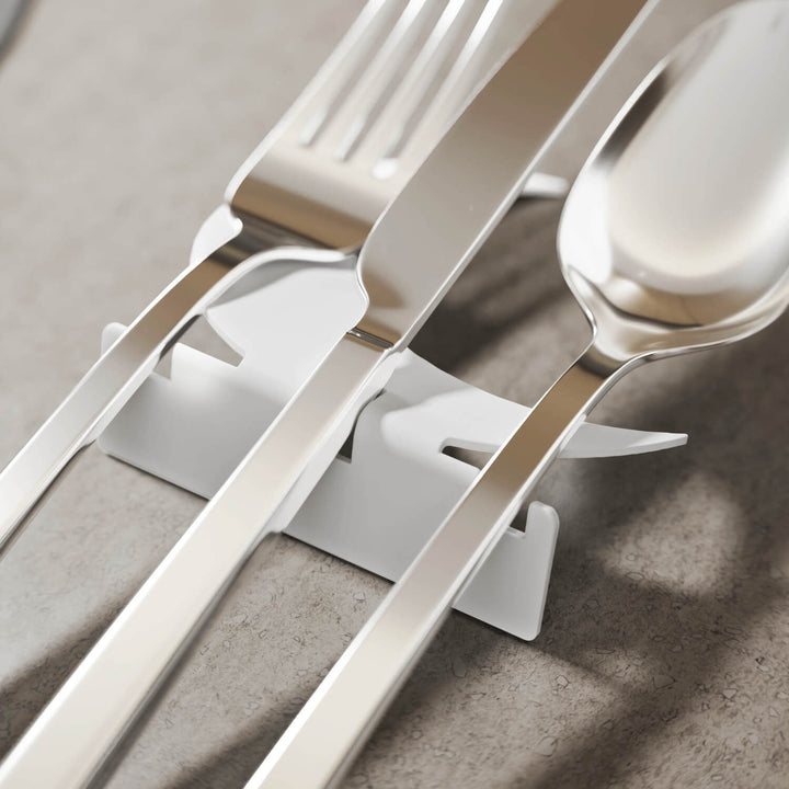 Metal Çatal Bıçak Tutucu – Ramazan Hilali Tasarımlı Sofra Aksesuarı