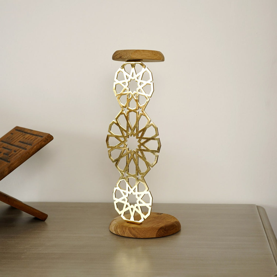 dekoratif-mumluk-geometrik-metal-masa-ustu-altin-dekor-islamicwallarttr