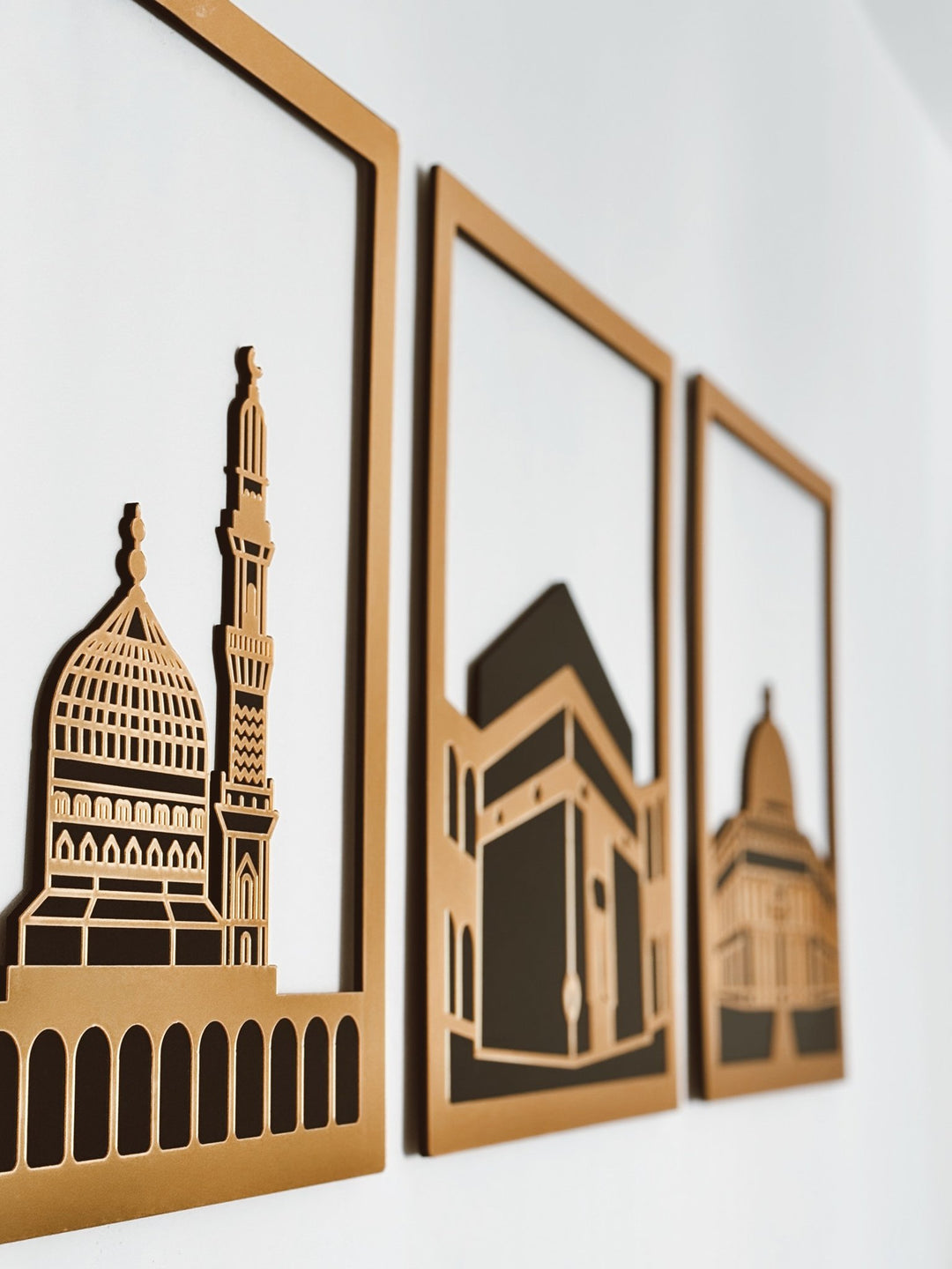 Mescid-i Aksa, Mescid-i Haram & Mescid-i Nebevi İslami Dekor Seti - müşteri fotoğrafı