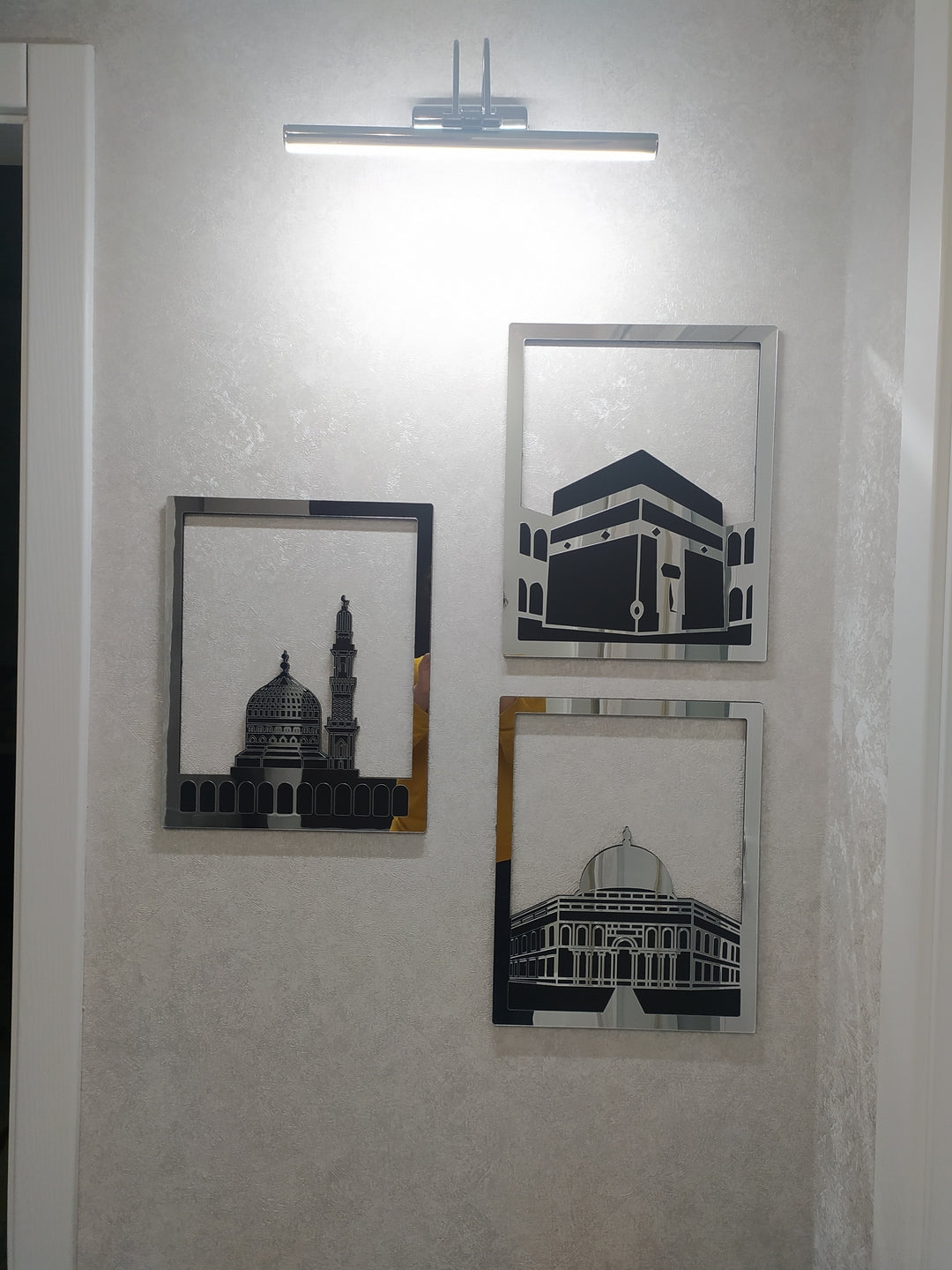 Mescid-i Aksa, Mescid-i Haram & Mescid-i Nebevi İslami Dekor Seti - müşteri fotoğrafı