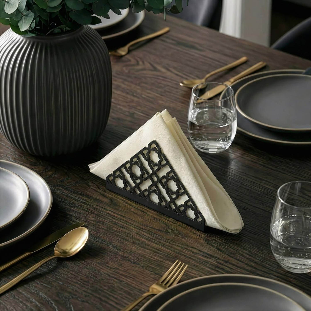 geometrik motifli islami siyah metal pecetelik islamicwallarttr