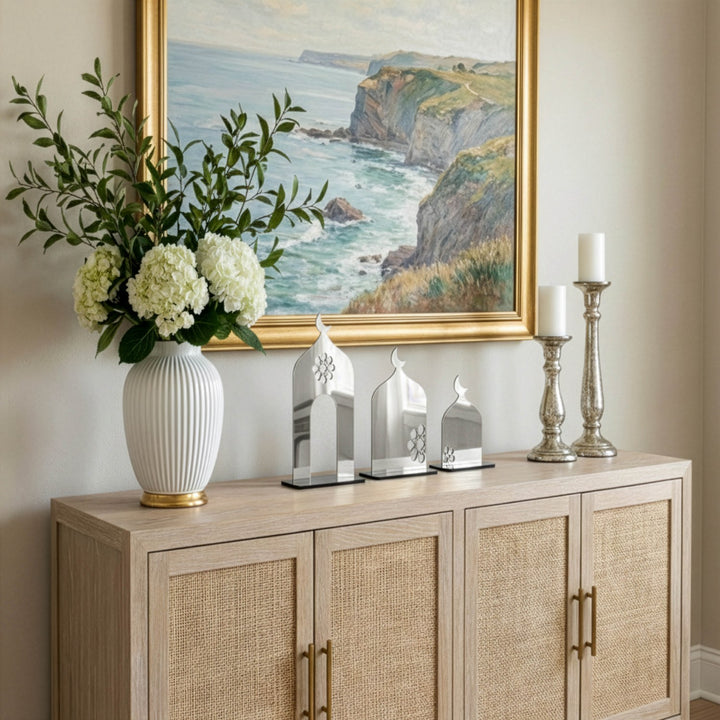 islami masausutu gumus akrilik dekor cami silueti ile anlamli bir ramazan hediyesi islamicwallarttr