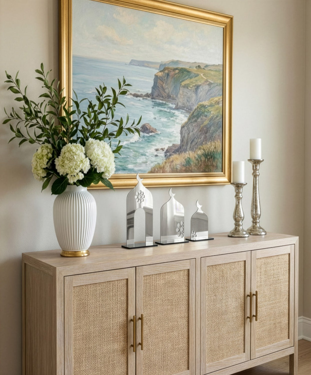 islami masausutu gumus akrilik dekor cami silueti ile anlamli ve estetik bir ramazan dekoru islamicwallarttr