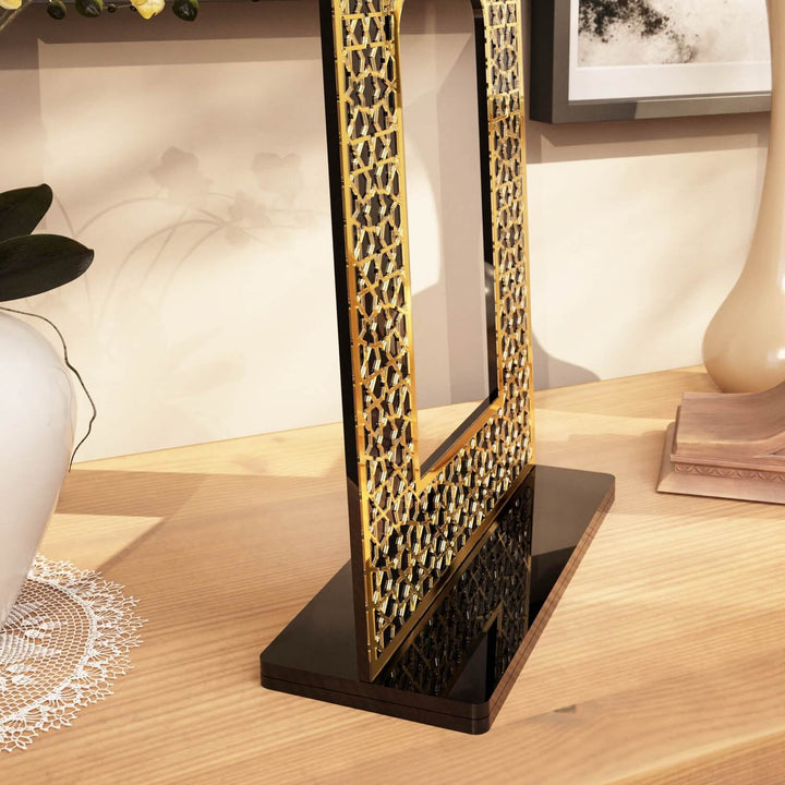 Mihrap Akrilik Masaüstü Dekor - Yıldız Motifli Modern İslami Obje