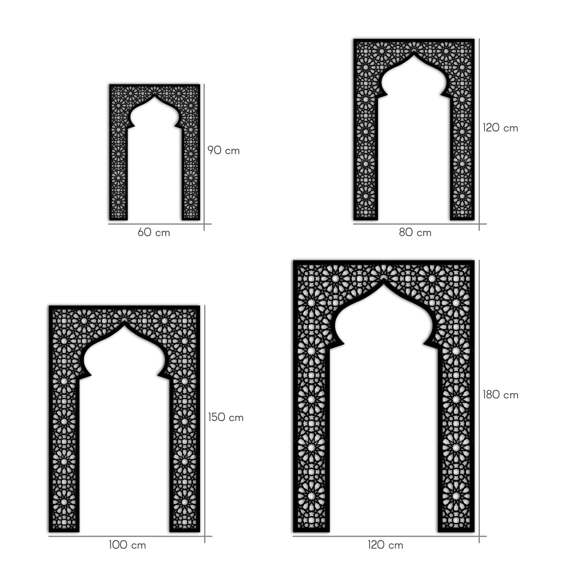Ahşap Mihrap Duvar Seti | Allah Muhammed Lafzı ve Bakara 144