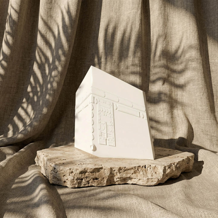 Kabe, Mescid-i Aksa ve Mescid-i Nebevi Taş Döküm Masa Üstü Dekor Seti