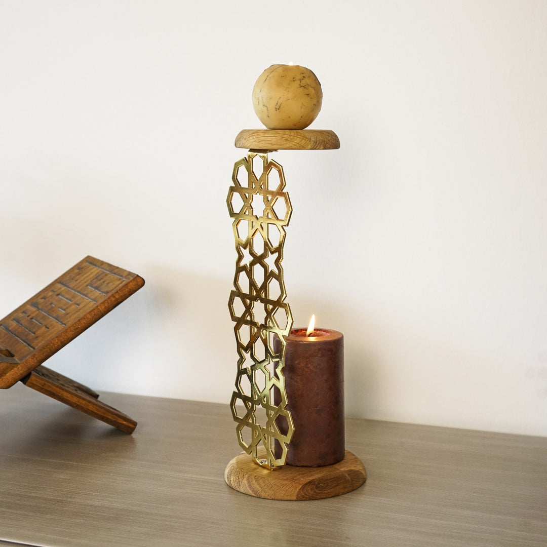 masa-ustu-dekor-ahsap-tabanli-metal-mumluk-modern-sus-islamicwallarttr