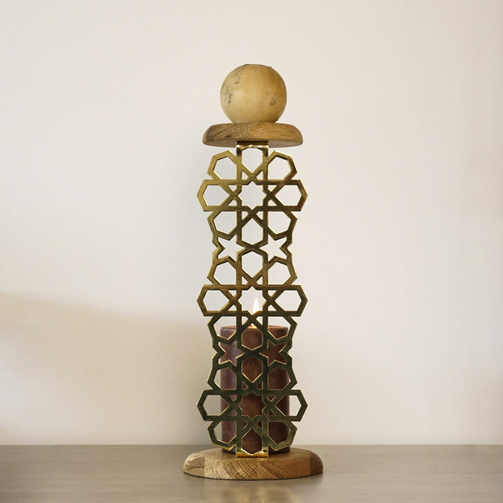 masa-ustu-dekor-anlamli-hediye-geometrik-metal-mumluk-islamicwallarttr