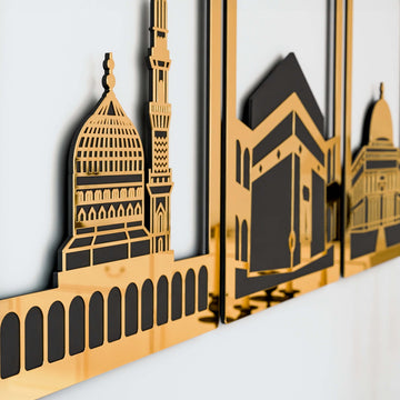 mescid-i-aksa-mescid-i-haram-mescid-i-nebevi-duvar-tablolari-altin-akrilik-manevi-dekor-islamicwallart