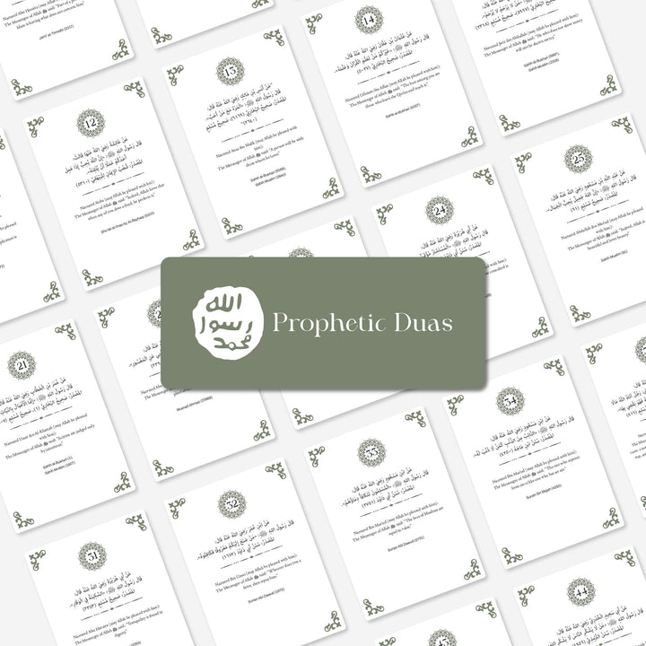 Hadis-i Şerif, Esmaül Hüsna ve Günlük Dualar Kart Seti - İslami Rehber