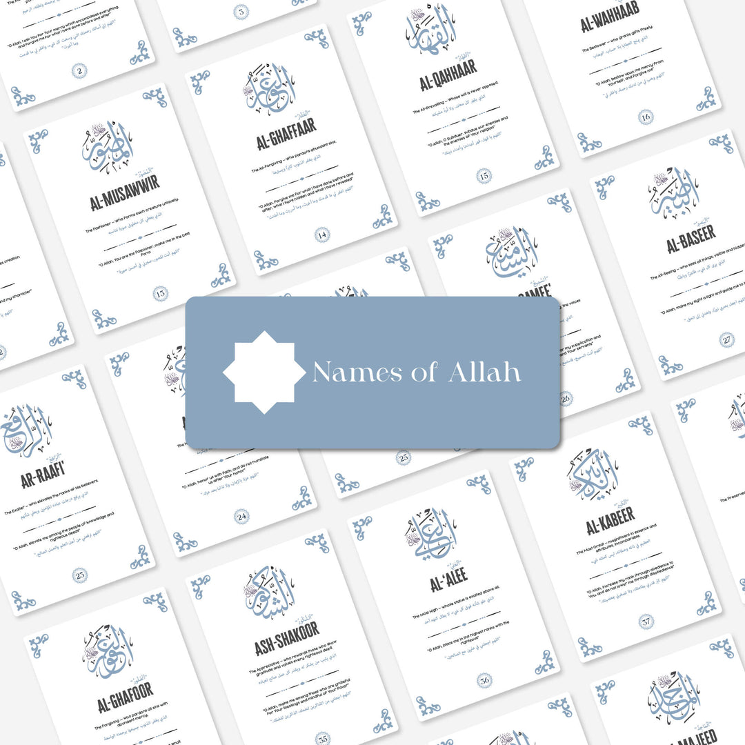 Hadis-i Şerif, Esmaül Hüsna ve Günlük Dualar Kart Seti - İslami Rehber