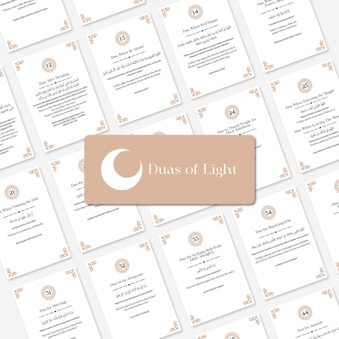 Hadis-i Şerif, Esmaül Hüsna ve Günlük Dualar Kart Seti - İslami Rehber