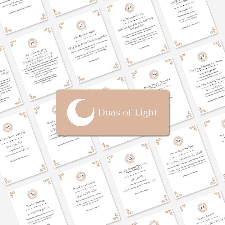 Hadis-i Şerif, Esmaül Hüsna ve Günlük Dualar Kart Seti - İslami Rehber