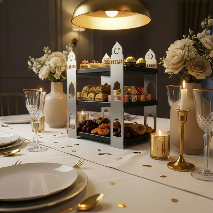 ramazan temali 3 katli servis standi islamicwallarttr