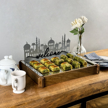 ramazan servis tepsisi kaliteli ve estetik bir dekoratif urundur islamicwallarttr