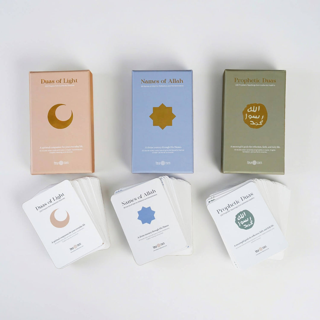 Hadis-i Şerif, Esmaül Hüsna ve Günlük Dualar Kart Seti - İslami Rehber