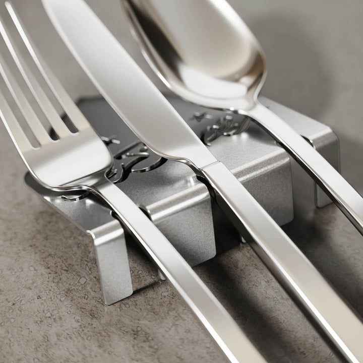 Metal Çatal Bıçak Tutucu - Ramazan Kerim İşlemeli Kubbe Tasarım Stand